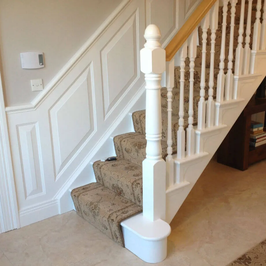 Raised Wall Panelling Kit For Stairs